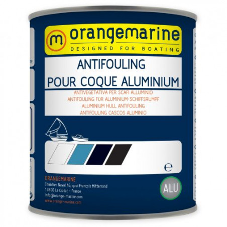ANTIFOULING POUR COQUE ALUMINIUM - ORANGEMARINE 2,5L - BLANC DOUVRE