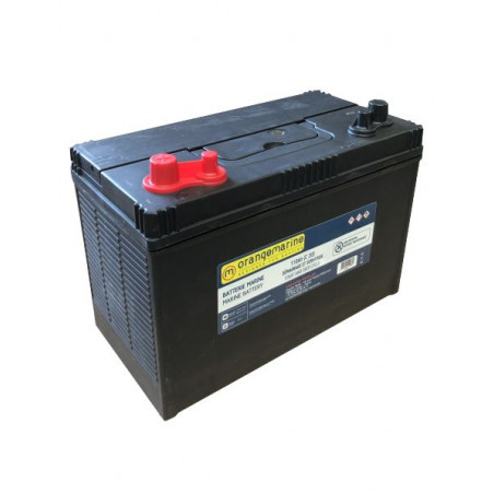 BATTERIE MARINE 12V DÉMARRAGE ET SERVITUDE DUAL DECHARGE LENTE 75 Ah