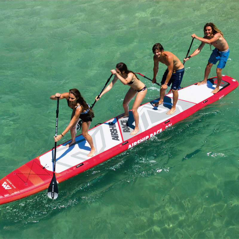 Paddle gonflable Aquamarina Airship race 2021 | Paddle de course à plusieurs