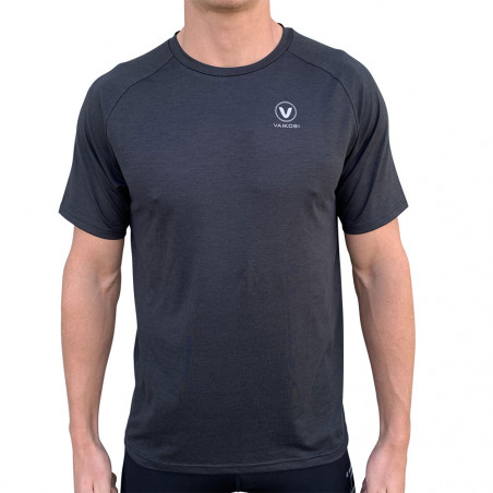 T-shirt UV50+ S/S performance gris VAIKOBI