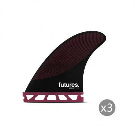 DERIVES FUTURES FINS P6 HONEYCOMB MEDIUM SET DE 3 THRUSTER (3)