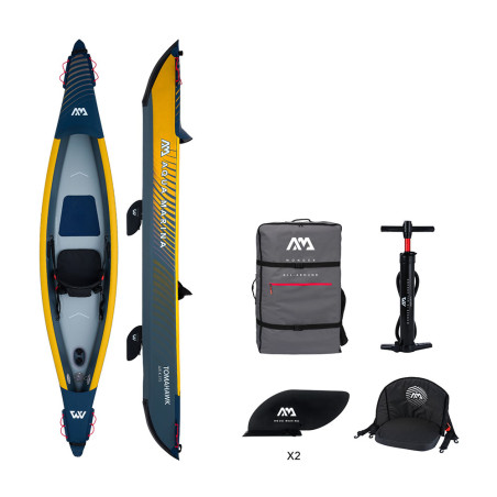 KAYAK GONFLABLE AQUA MARINA TOMAHAWK AIR-K 1P 2023