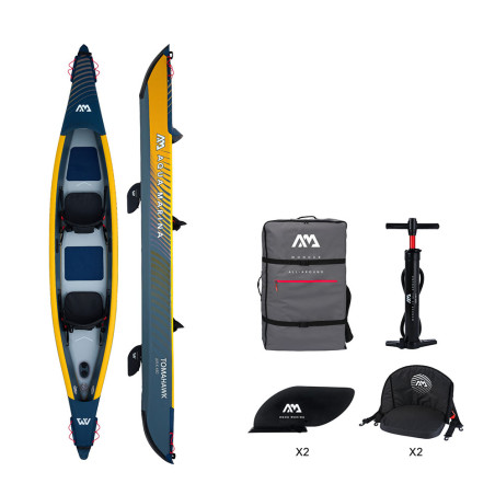 KAYAK GONFLABLE AQUA MARINA TOMAHAWK AIR-K 2P