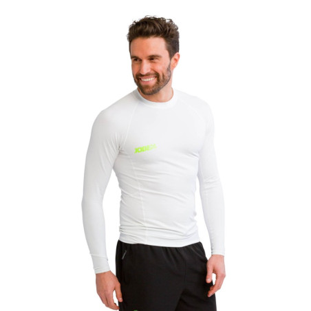 Lycra jobe rash guard manches longues 2023 blanc