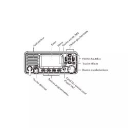 Vhf fixe wp250 - orangemarine