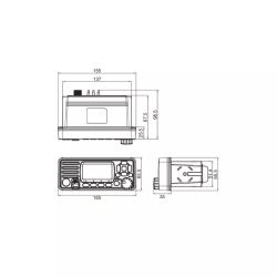 Vhf fixe wp250 - orangemarine
