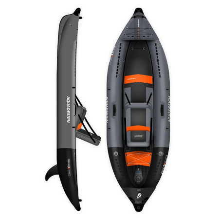 Kayak gonflable aqua design xperience 305 1 personne