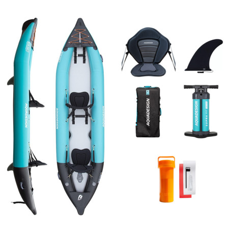 Kayak gonflable aqua design koloa 360