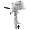 Moteur hors-bord 4T SUZUKI 6 CV arbre court Blanc - SUZUKI