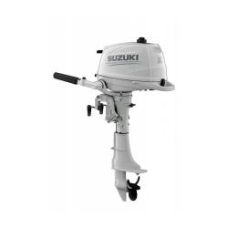 Moteur hors-bord 4T SUZUKI 6 CV arbre long blanc - SUZUKI