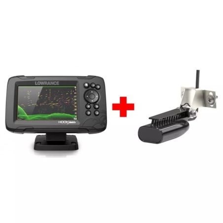 Combinés Sondeurs-GPS HOOK REVEAL 5 sonde TA HDI Grandes Profondeurs - LOWRANCE