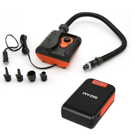 PACK POMPE ELECTRIQUE AUTONOME E-PUMP FIRST RYDE 16 PSI + BATTERIE