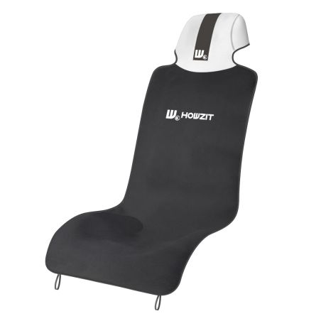 Housse de siège voiture en neoprene howzit - noir/blanc