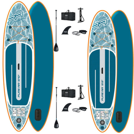 PACK PADDLE GONFLABLE AQUA MARINA PURE AIR 10.2 + PURE AIR 10.10