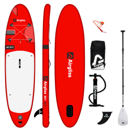 Pack complet PRO Paddle gonflable airgliss sky 10.4 2023