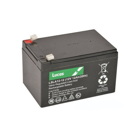 Batterie lucas agm standby pour sondeurs 12v 12ah