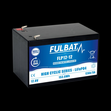 Batterie Lithium Fulbat 12Ah - FLP12-12
