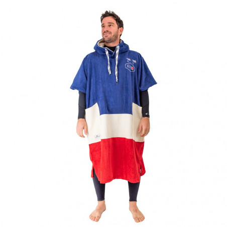 PONCHO ALL IN V COUNTRIES BLEU/BLANC/ROUGE 