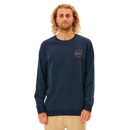 Pull ripcurl re entry crew navy
