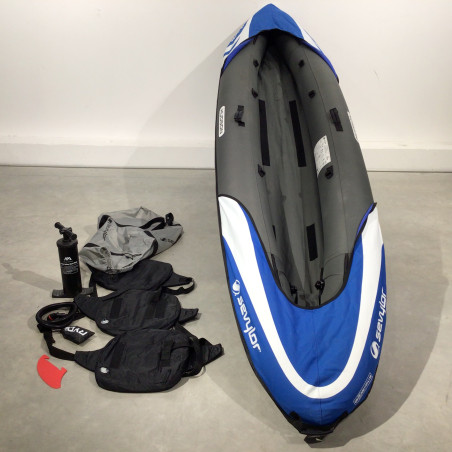 Kayak gonflable occasion sevylor hudson bleu kcc360 3P