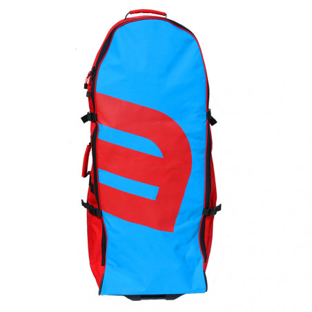SAC A DOS A ROULETTES HOWZIT ROLLING BACKPACK BLEU/ROUGE 