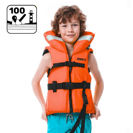 GILET DE SAUVETAGE JOBE COMFORT BOATING VEST ENFANT ORANGE