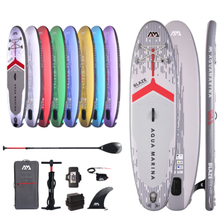 Paddle gonflable avec led integree aquamarina blaze 10.4