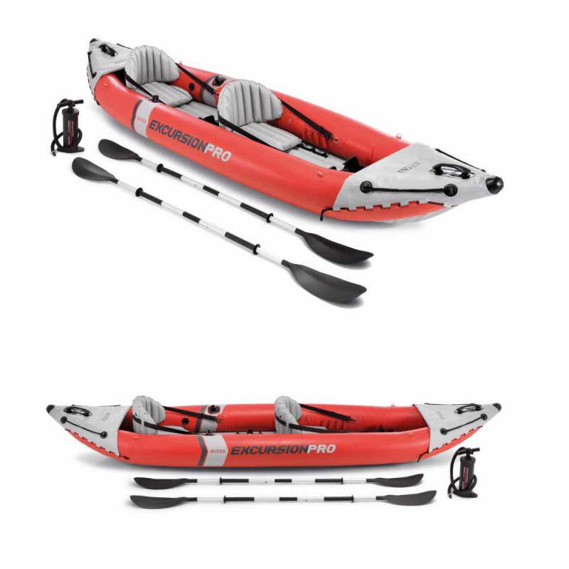Intex Excursion Pro 2 Person Inflatable Fishing Kayak for sale online