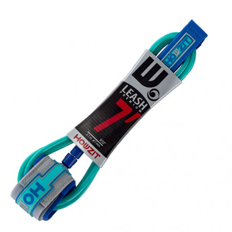 LEASH SURF/SUP HOWZIT BLEU TURQUOISE