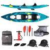 PACK KAYAK AQUA MARINA STEAM 412 + Moteur 2 BLUEDRIVE S POWER + 2 Pagaies