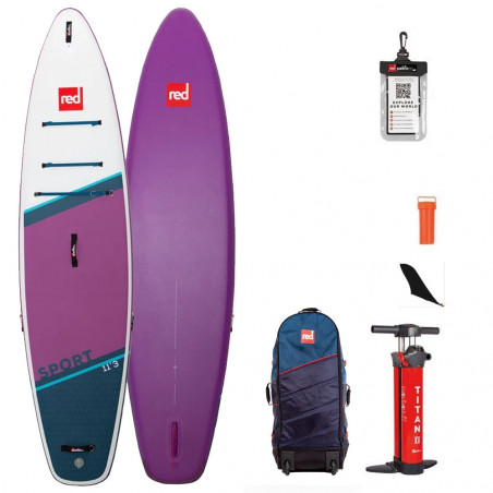 SUP GONFLABLE RED PADDLE SPORT 11.3 PURPLE