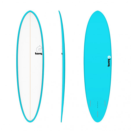SURF TORQ FUN TET PINLINE BLANC/BLEU 7.2
