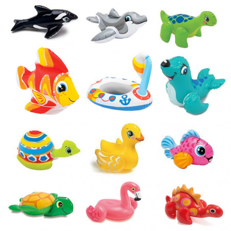 JOUETS DE BAIN ANIMAUX GONFLABLES INTEX 58590