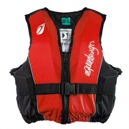 GILET AQUADESIGN OUTDOOR CLUB 70N ROUGE/NOIR