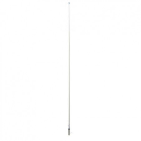 ANTENNE 6DB VEDETTE RA1206 FIBRE EMBASE LAITON CHROMÉ GLOMEX 2,4 m