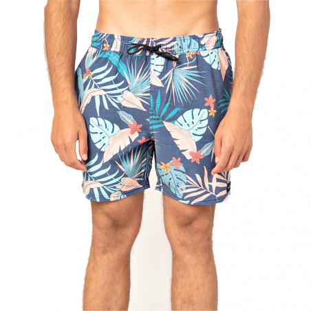 BOARDSHORT RIP CURL BEACH PARTY VOLLEY BLEU MARINE FEUILLES