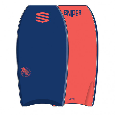 BODYBOARD SNIPER SHENRON PE IMPROVE SERIES 40" BLEU/ROUGE 