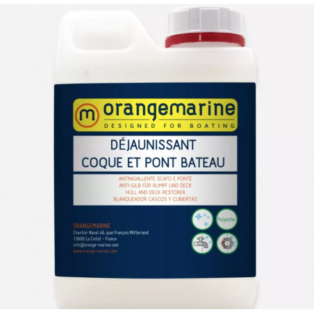 Déjaunissant coque et pont bateau - ORANGEMARINE 1 L