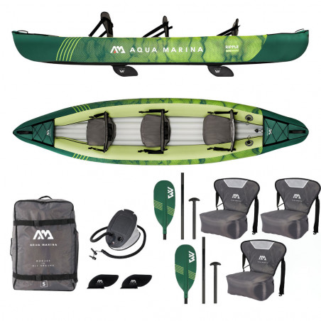 KAYAK AQUA MARINA RIPPLE 3 PERSONNES 370