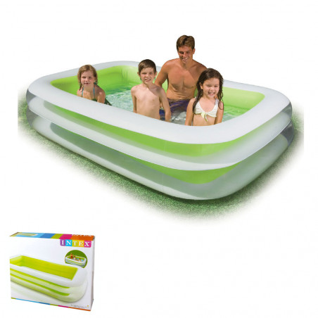 PISCINE GONFLABLE RECTANGULAIRE FAMILY INTEX 