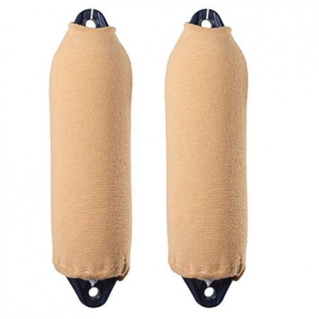 CHAUSSETTE PARE-BATTAGE SÉRIE F SIMPLE ÉPAISSEUR - FENDRESS F0 (x2) - 40 x 15 cm (Longueur x diamètre max) - BEIGE