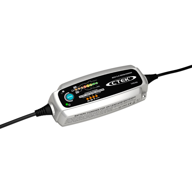 Chargeur de batterie CTEK 56-308 MXS 5.0 TEST&CHARGE EU 5A pas