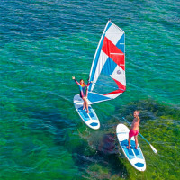 Paddle windsurf rigide