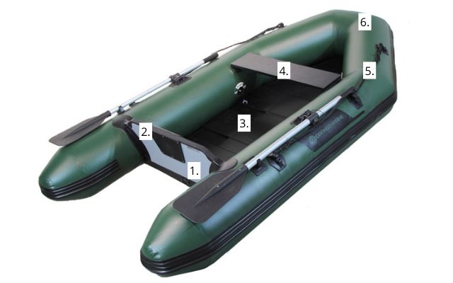 Annexe Gonflable Plancher Latté FISHING ROLL UP 290 - ORANGEMARINE -Nautigames Magasin 1 %20(4)