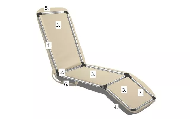 Siege Inclinable Autoportant Double Kactus - Caramel 22 Siege Inclinable Autoportant Double Kactus - Caramel -Nautigames Magasin 5