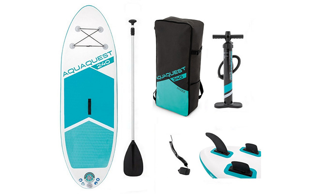 PACK PADDLE GONFLABLE INTEX QUEST 240 8.0 PETIT GABARIT ENFANT/ADO (max 90kg) -Nautigames Magasin moyenne1