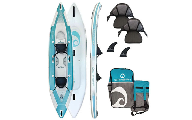 Kayak Gonflable Spinera Adriatic 430 Light -Nautigames Magasin pack
