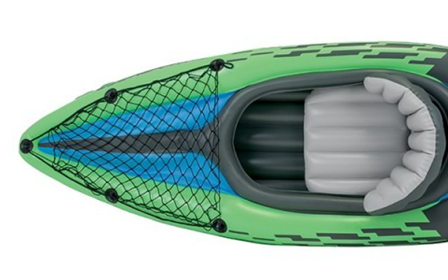 KAYAK GONFLABLE INTEX CHALLENGER K1 -Nautigames Magasin plancher filet